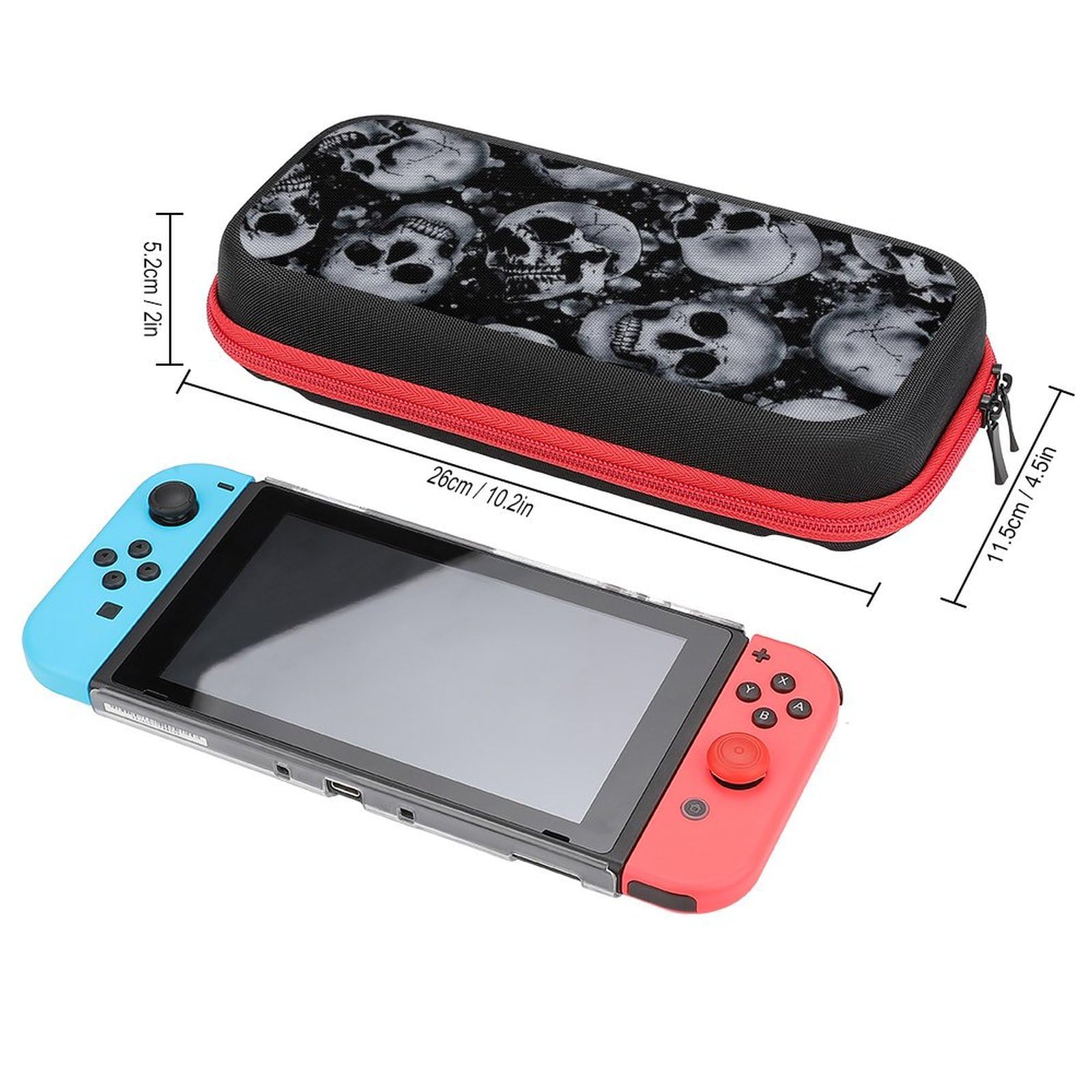 Nintendo Switch 本体 + 専用ケース Amazon.co.jp: Switch用ケース ニンテンドースイッチケース スカル